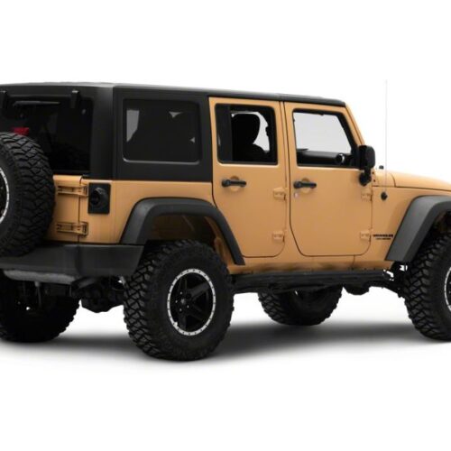 Raxiom for 2007-2018 Jeep Wrangler JK Axial Series Halo LED Tail Lights- Black Housing (Clear Lens) - Image 10