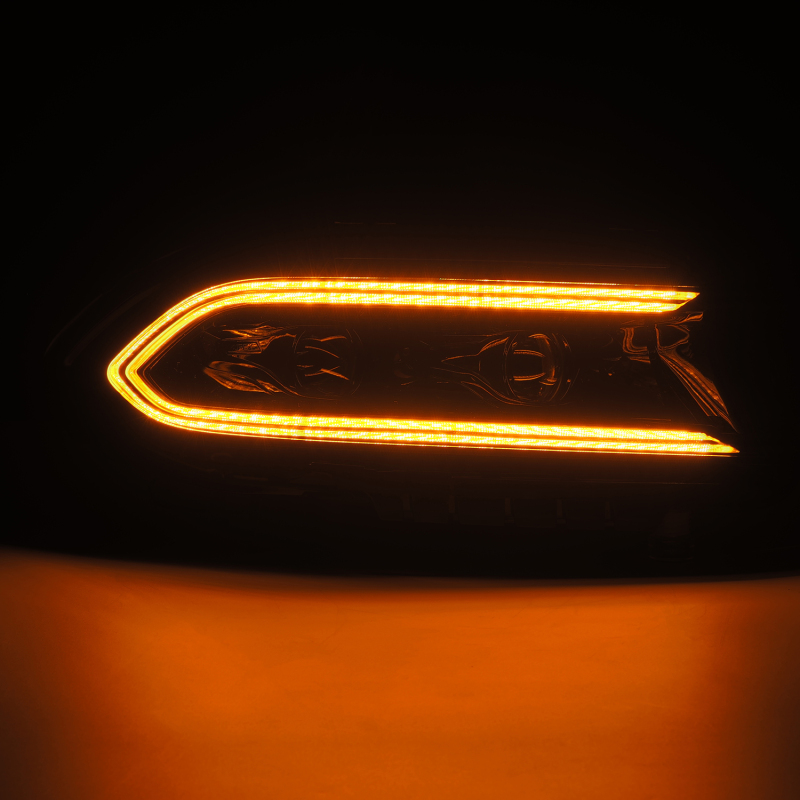 AlphaRex 15-23 Dodge Charger LUXX LED Proj Headlights Alpha-Black w/Actv Light & Seq.Sig / SB DRL - Image 5