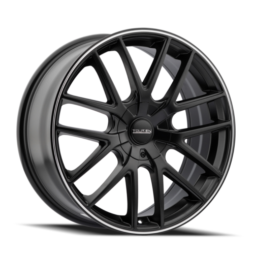 Touren 3260 TR60 16x7 / 5x100/114.3 BP / 42mm Offset / 72.62mm Hub Matte Black Machined Wheel