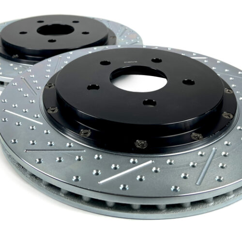 Alternative view of Baer Brakes 14-19 Chevrolet Corvette Stingray Eradispeed+ Rear SDZ 2-Piece Performance Brake Rotors