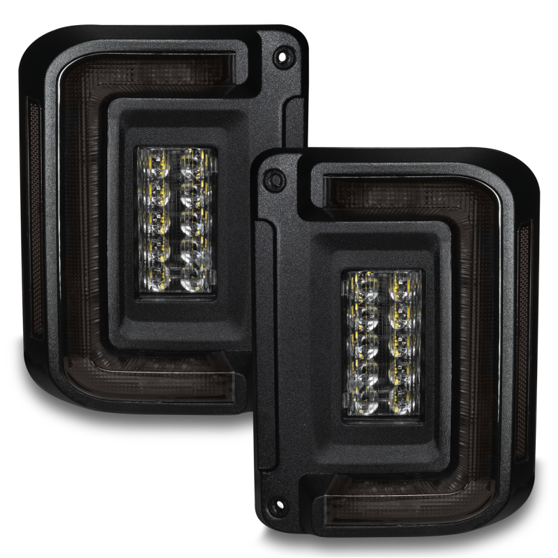 Oracle 07-17 Jeep Wrangler JK Flush Mount LED Tail Lights - Tinted - Image 5