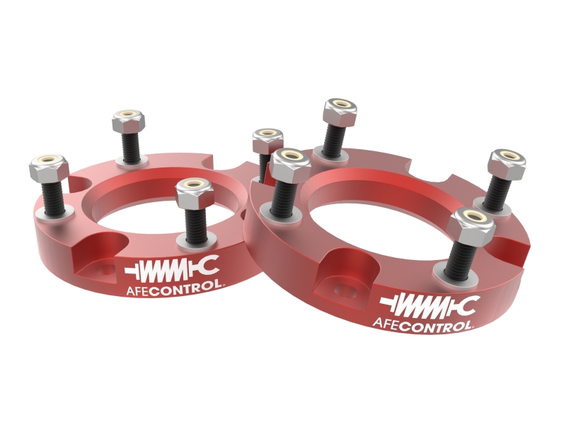 aFe Power 24-25 Toyota Tacoma CONTROL 1.5in Leveling Kit - Red - Image 2