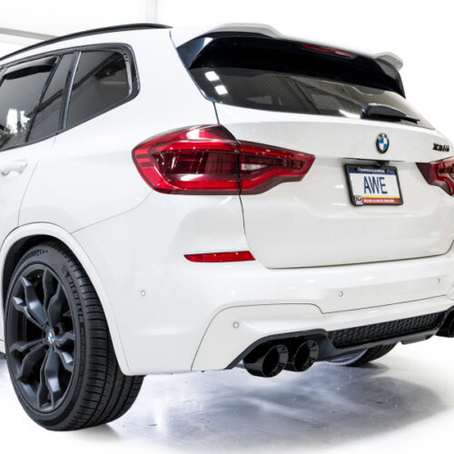 AWE Tuning SwitchPath Axle-Back Exhaust - Diamond Black Tips for 20-25 BMW X3 M/M Comp (F97) AWD - Image 4
