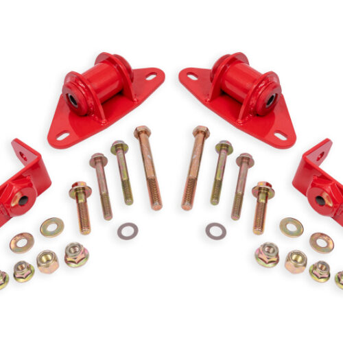BMR Suspension 14-19 Chevrolet Corvette Motor Mount Kit - Red - Image 2