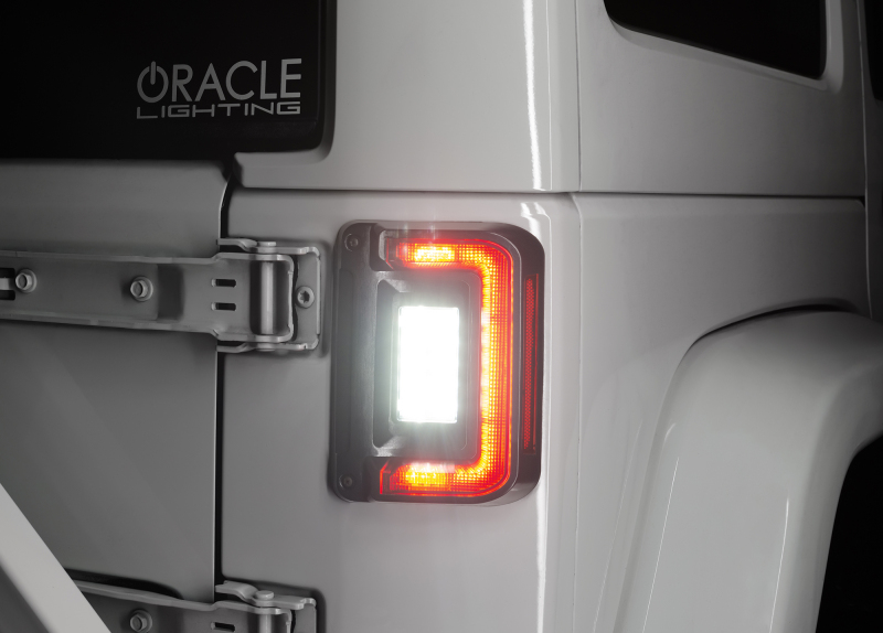 Oracle 07-17 Jeep Wrangler JK Flush Mount LED Tail Lights - Tinted - Image 10