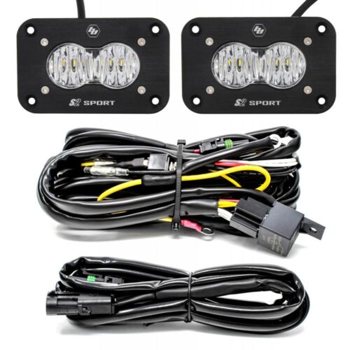 Alternative view of Baja Designs S2 Sport Flush Mount Work/Scene Pattern LED Work Light - Clear