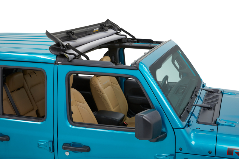 Bestop 20-26 Jeep Gladiator / 18-26 Wrangler JL Sunrider For Hardtop (Black Diamond) - Image 3