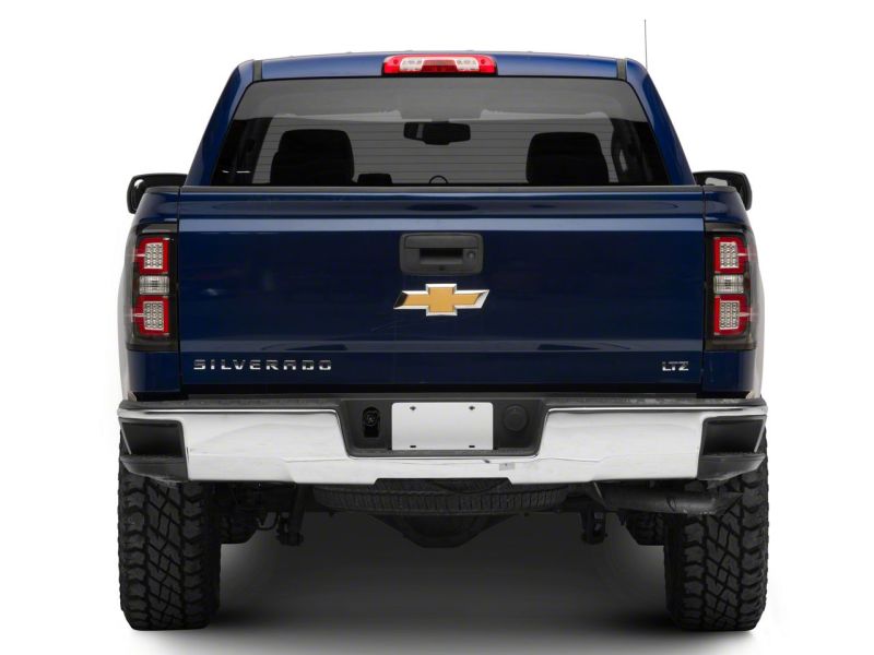 Raxiom for 2014-2018 Chevrolet Silverado 1500 LED Taillights w/ SEQL Turn Signals- Blk Housing (Clear Lens) - Image 3