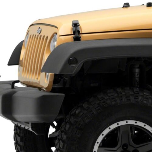 Raxiom for 2007-2018 Jeep Wrangler JK Axial Series White LED Side Marker Lights- Smoked - Image 4