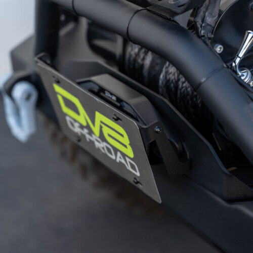 DV8 Offroad Fairlead Mounted Flip-Up License Plate Bracket - Image 8