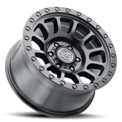 ICON Hulse 17 X 8.5 / 6 X 5.5 / 25mm Offset / 5.75in BS Double Black - Image 5