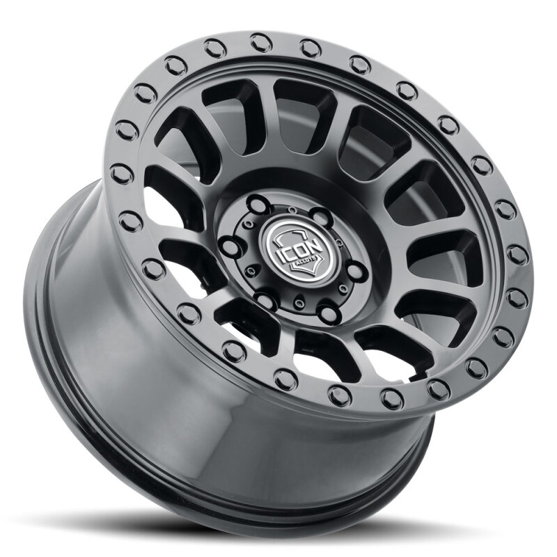 ICON Hulse 18x9 6x5.5 25mm Offset 6in BS Double Black - Image 5