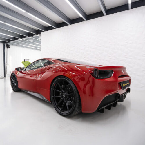 Vossen x Novitec NF10 22x12in - 5x114.3 BP - ET33 - Gloss Black Ferrari 488 / F8 Rear Wheel - Image 3