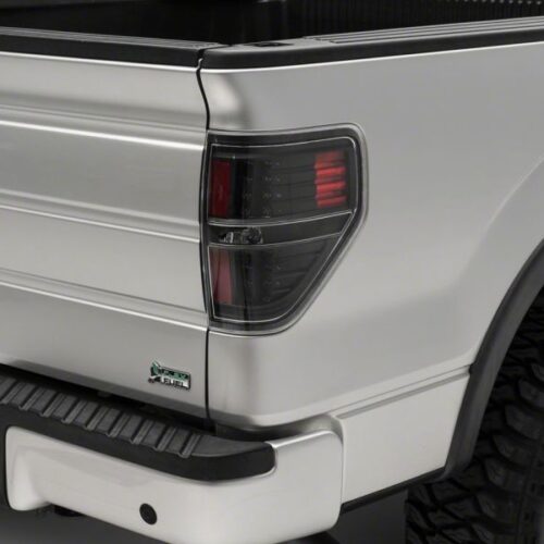 Raxiom for 2009-2014 Ford F-150 Styleside LED Tail Lights- Black Housing (Clear Lens) - Image 3