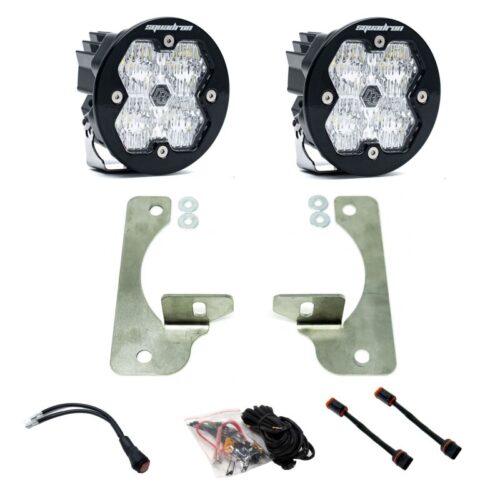 Baja Designs 18-25 JL/JT / 20-25 Gladiator Rubicon Bumper Squadron-R Sport 2.0 Fog Kit (WC) - Clear
