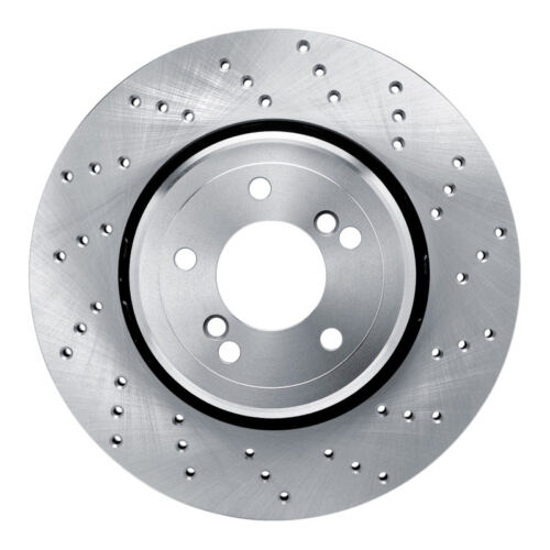 DFC 08-13 BMW M3 Right Rear Drilled Brake Rotor