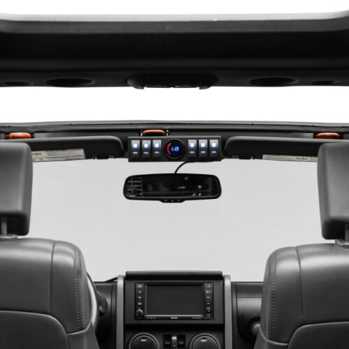 Raxiom for 2007-2018 Jeep Wrangler JK Control Box w/ Switch Panel