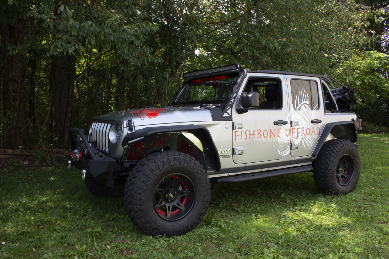 Fishbone Offroad 2018+ Jeep Wrangler JL Step Slider 4 Door - Image 8