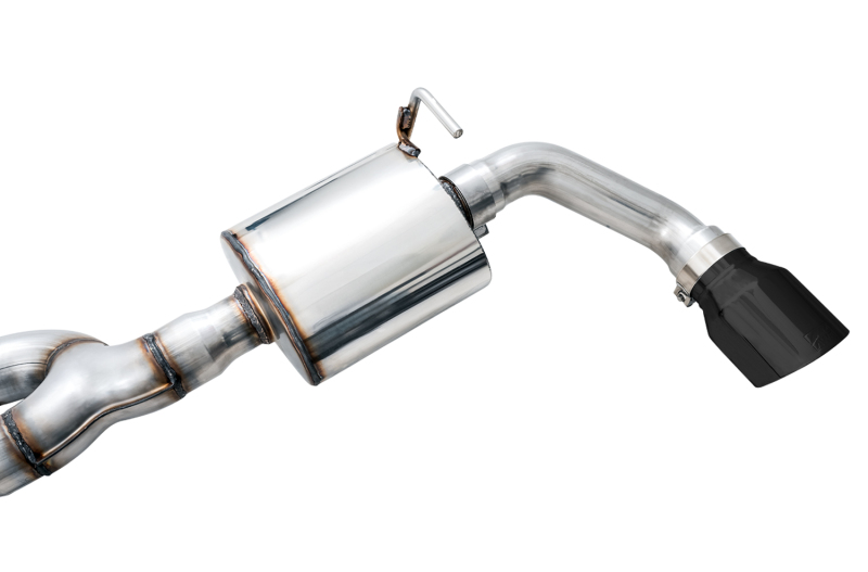 AWE Tuning Axle-Back Dual Exhaust - Diamond Black Tips for 2018+ Jeep Wrangler JL/JLU Tread Edition - Image 6