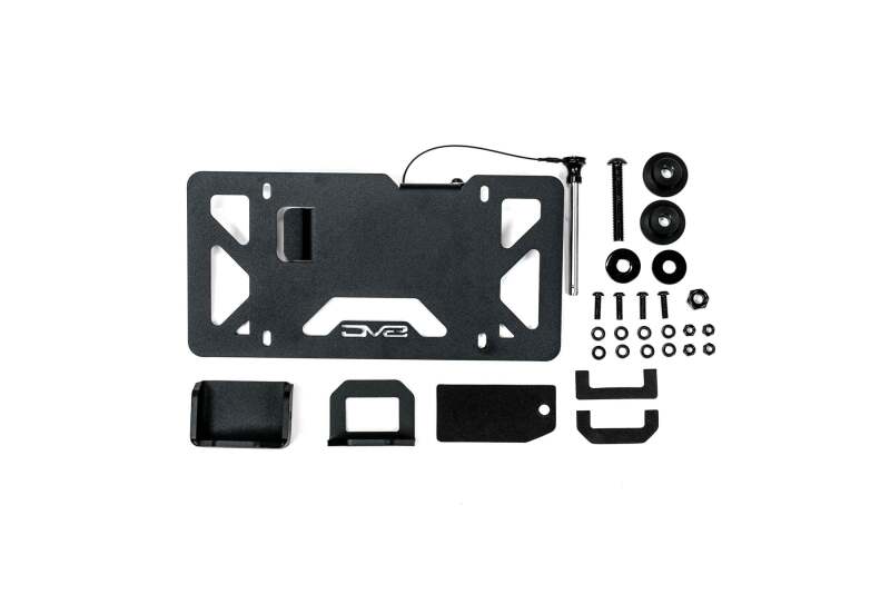 DV8 Offroad Universal Quick Release D-Ring License Plate Mount - Image 2