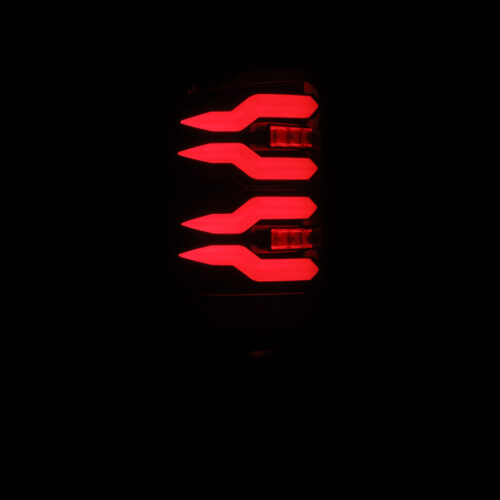 AlphaRex 94-01 Dodge Ram 1500/2500/3500 LUXX-Series LED Tail Lights - Black/Red - Image 2