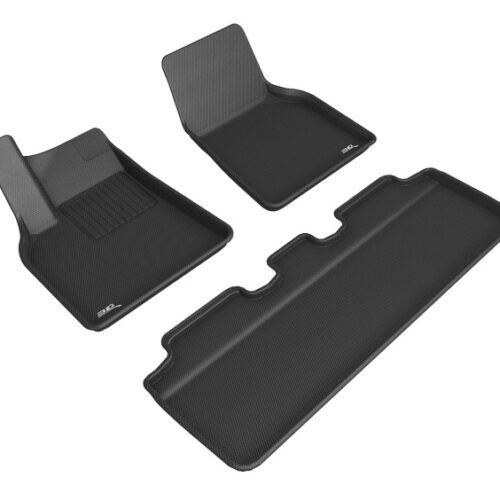 3D MAXpider L1TL02701509 21-22 Tesla Model Y 1st & 2nd Row Floormats - Black