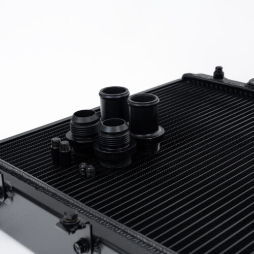 CSF for 92-00 Honda Civic w/K-Swap V3 Radiator - Black Finish - Image 3