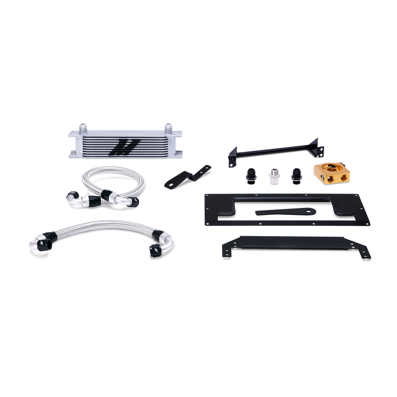 Mishimoto Oil Cooler Kit - Silver for 99-05 Mazda Miata Thermostatic - Image 2
