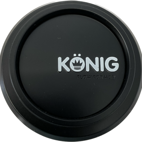 Konig Flow Formed Pop-in Center Cap - Heliogram/Neoform Black