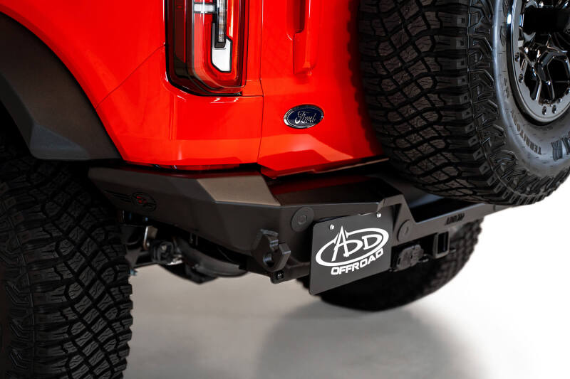 Addictive Desert Designs for 2021+ Ford Bronco Rock Fighter Rear Bumper - Hammer Black - Image 10