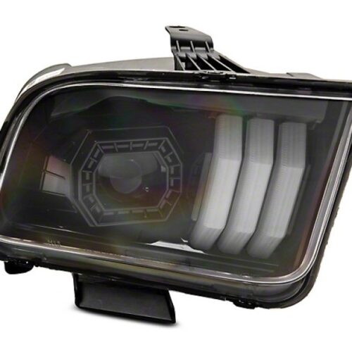 Alternative view of Raxiom for 2005-2009 Ford Mustang w/ Halogen Projector Headlights- Black Housing (Clear Lens) (No GT500 )