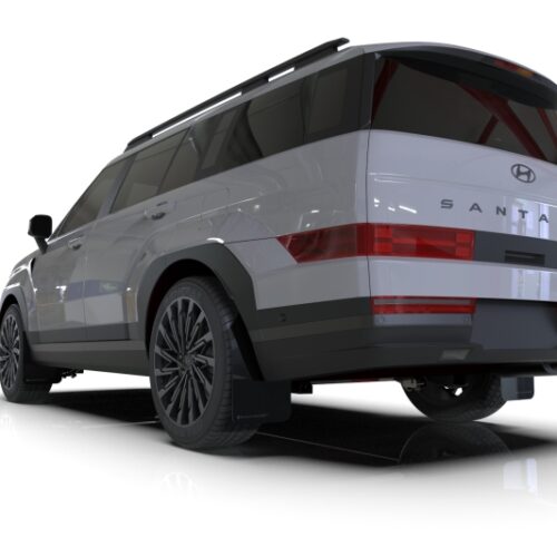Rally Armor 24-26 Hyundai Santa Fe Black Mud Flap w/Dark Grey Logo - Image 2