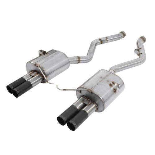 Dinan for 08-13 BMW M3 (E92/E93) Free Flow Axleback Exhaust System - Black Tips - Image 3