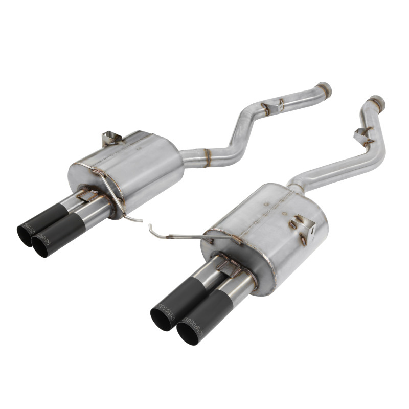 Dinan for 08-13 BMW M3 (E92/E93) Free Flow Axleback Exhaust System - Black Tips - Image 3