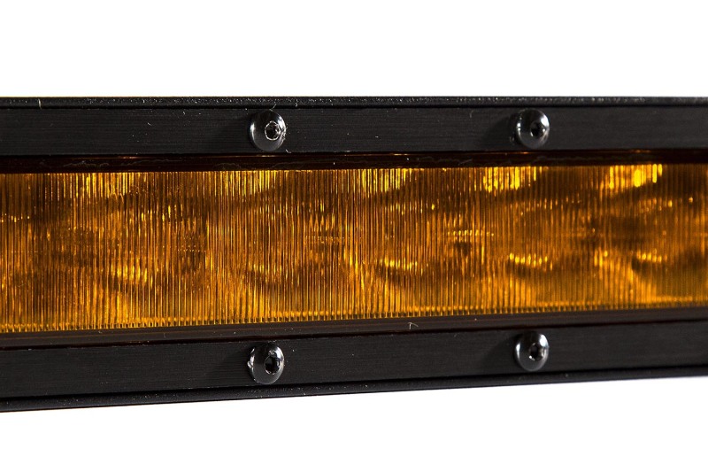 Diode Dynamics 18 In LED Light Bar Single Row Straight - Amber Combo Each Stage Series - Image 9