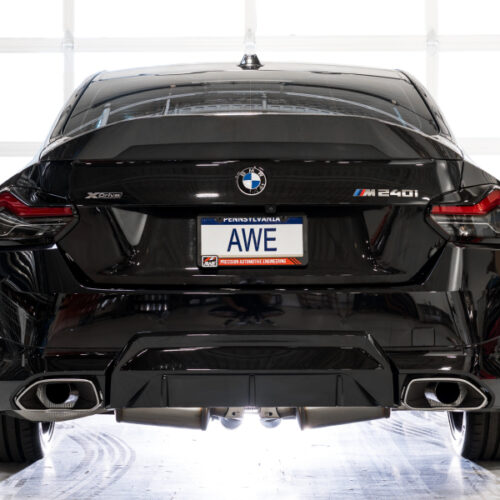 AWE Tuning Track Edition Exhaust - OE Tips for 22-26 BMW M240i (G42) - Image 7