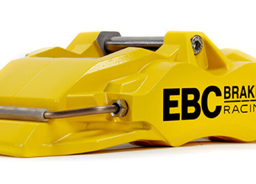 EBC Racing 14-19 BMW M3 F80/F82/F87 3.0T Yellow Apollo-6 Front Left Caliper