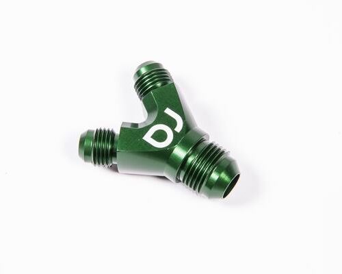 Radium Engineering Dual 6AN to 8AN Y-Adapter Block Fitting - Image 2