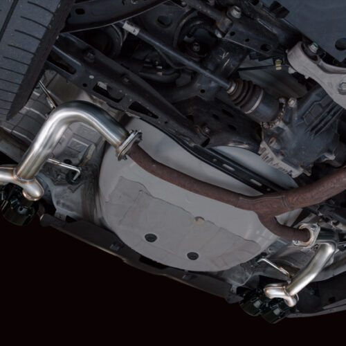 AWE Tuning Track Edition Axle-Back Exhaust - Diamond Black Tips for 22-25 Subaru VB WRX - Image 10