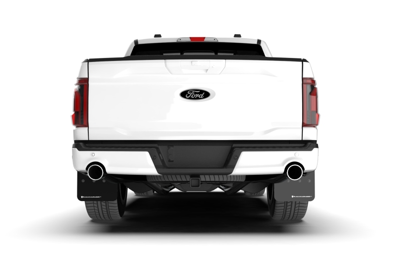 Rally Armor 21-26 Ford F-150 (Excl. Raptor) Black UR Mud Flap w/Metallic Black Logo - Image 3