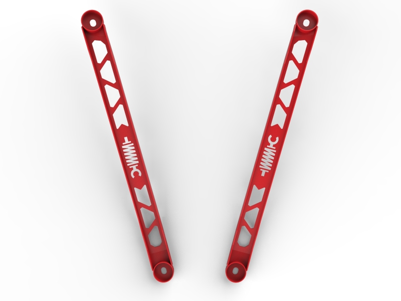 aFe Power CONTROL 304 Stainless Steel Front Suspension Strut Brace Red - Toyota GR Supra (A90) 20-21 - Image 4