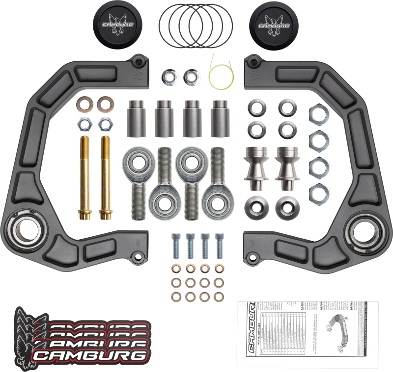 Camburg CAM-110214-GRY Ford Bronco 21-23 KINETIK V2 Performance Billet Uniball Upper Arms - Image 6