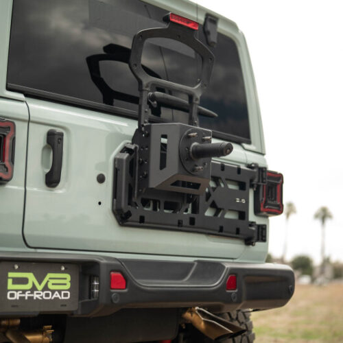 DV8 Offroad 18-25 Jeep Wrangler JL Spare Tire Carrier - Image 4
