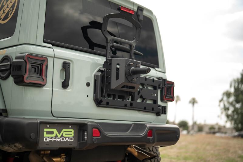 DV8 Offroad 18-25 Jeep Wrangler JL Spare Tire Carrier - Image 4