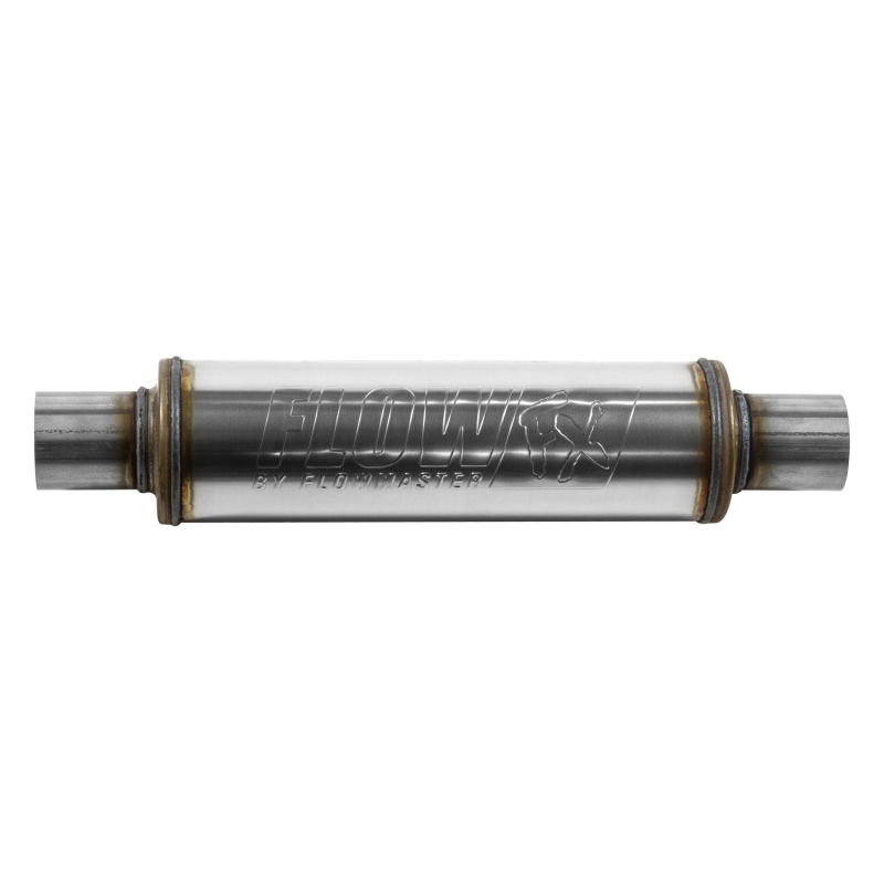 Flowmaster 2.25in.IN(C)/OUT(C) FlowFX Round 14in. BO Muffler - Image 3