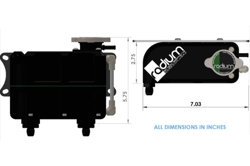 Radium Engineering Coolant Expansion Tank- Universal - Image 5