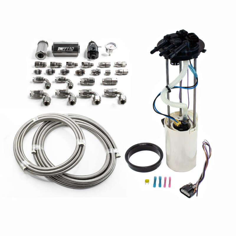 DeatschWerks 1999-2004 CM Truck DW400 Pump Module w/PTFE fuel lines - Image 3