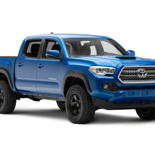 Raxiom for 2016-2023 Toyota Tacoma Axial Series OE Replmnt Headlights- Chrome- Clear Lens - Image 3