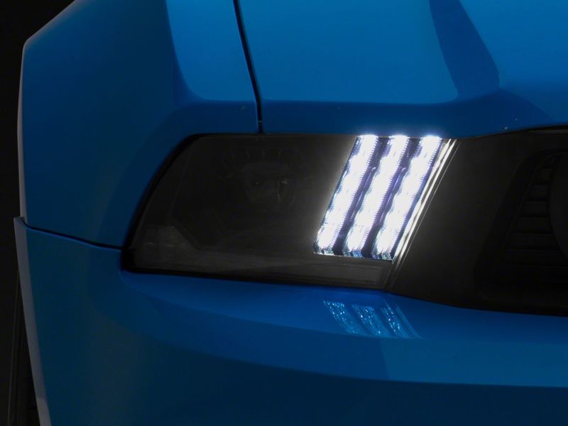 Raxiom for 2010-2012 Ford Mustang LED Projector Headlights SEQL Turn Signals- Black Housing (Clear Lens) - Image 10