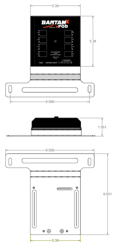 sPOD 870040 BantamX Touchscreen for JL/JT - Image 3